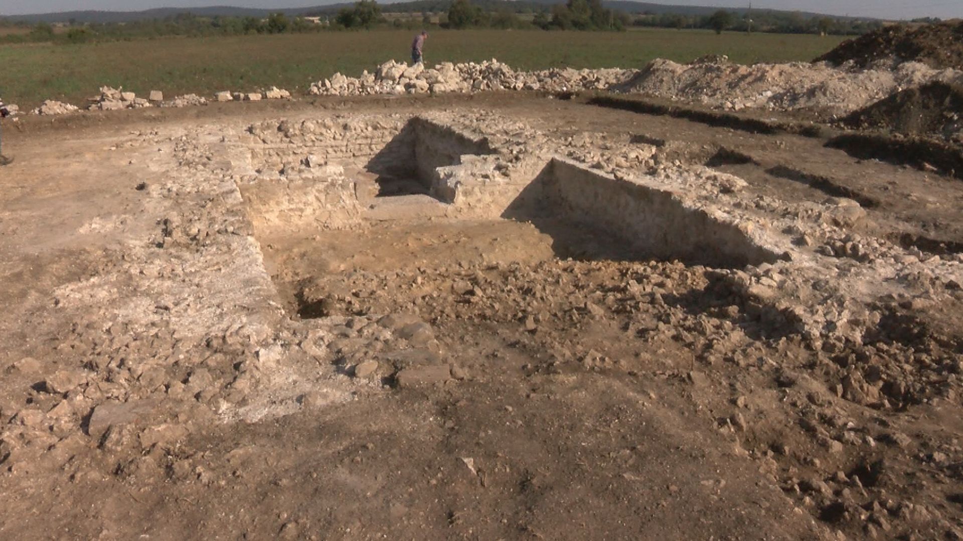 Római kori sírépület került elő Nagyvázsonynál