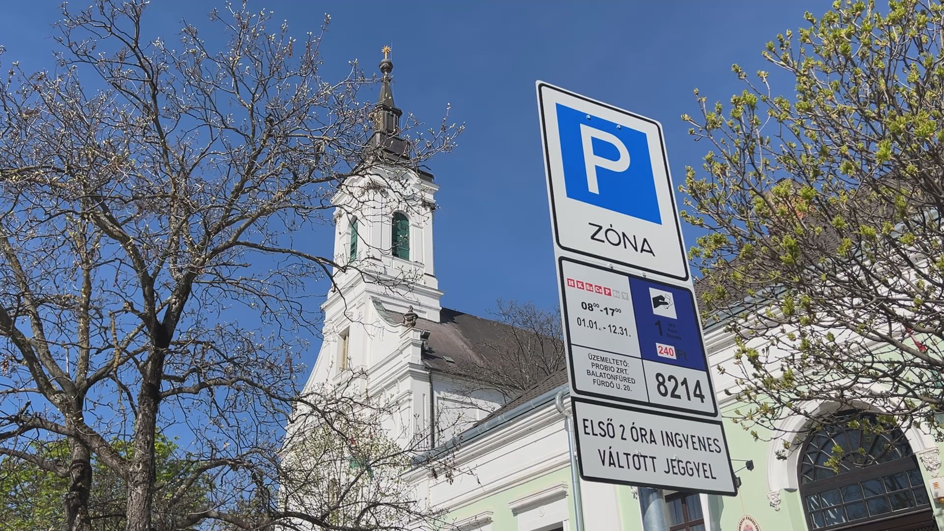 Elindult a fizetős parkolás Balatonfüred óvárosi részén