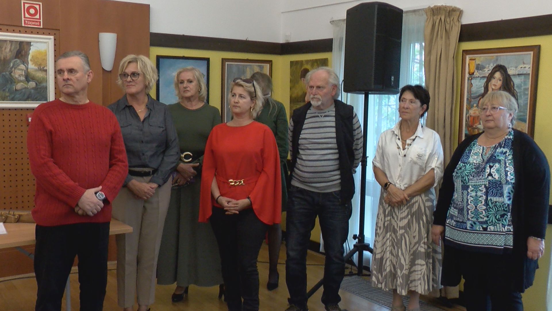 A Csopaki Képzőművészeti Kör kiállítása Arácson
